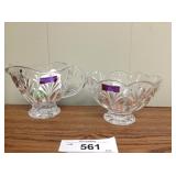 (2) Marquis "Canterbury" by Waterford cream/suga