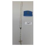 Aurora Borealis rosary & case