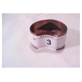 1.25" Solid Copper cuff bracelet