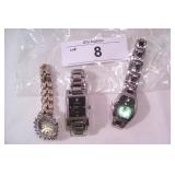 Set of 3 ladies small face watches