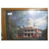 31"W x 24"T Longwood Mansion framed puzzle
