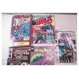 Lot of 5 Vintage Comic Books, Hulk ++