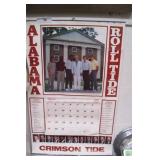 1982 Alabama Roll Tide Football Calendar