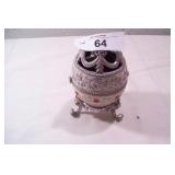 Vintage metal ornate music box