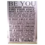 Canvas Motivational decor