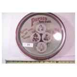 13" Metal Pepsin Advertisment plate