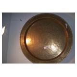 26" Hanging Brass decor plate