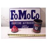 Metal Ford advertisement lot