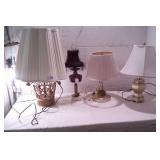 4pcs Vintage table lamps
