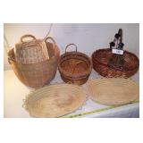 6pcs of various size baskets