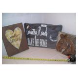 3pcs Home decor signs