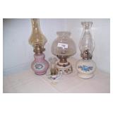 4pcs Vintage oil lamps
