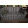 Beige,Green,& Gold Ethan Allen Sofa w/Cushions