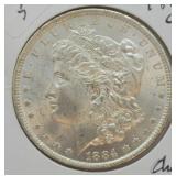 1884 O MORGAN SILVER DOLLAR CHOICE BU