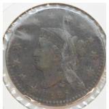 1828 LARGE CENT  VF