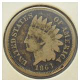 1863 INDIAN HEAD CENT  G