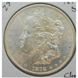 1878 S MORGAN SILVER DOLLAR CHOICE BU