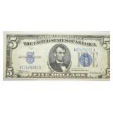1934 5 DOLLAR SILVER CERTIFICATE
