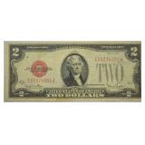 1928 TWO DOLLAR RED SEAL