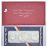 SILVER BICENTENNIAL MINT SET