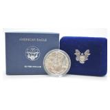 1988 SILVER EAGLE W BOX PAPERS