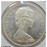 1967 CANADA SILVER DOLLAR CHOICE BU