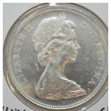 1966 CANADA SILVER DOLLAR CHOICE BU