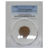 1901 INDIAN HEAD CENT PCGS UNC
