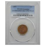1897 INDIAN CENT PCGS UNC