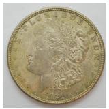 1921 MORGAN SILVER DOLLAR  AU