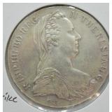 1787 AUSTRIA SILVER THALER  RESTRIKE