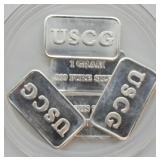 5 GRAM BARS OF .999 SILVER