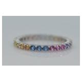 STERLING GEMSTONE BAND