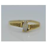 10 K OPAL RING