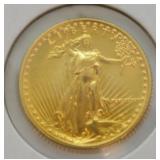 1987 1/10 GOLD EAGLE  GEM