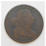 1801 LARGE CENT 1/000 FRACTION   VG  NICE