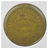 JELLICO COAL SCRIPT  TENNESSEE  10 CENTS  UNC