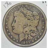 1901 O MORGAN DOLLAR  VG