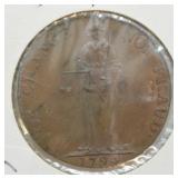 1794 HEREFORD HALF PENNY   UNC