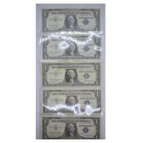 5 GEM SILVER CERTIFICATES