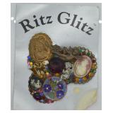 Handmade Ritz Glitz Pin