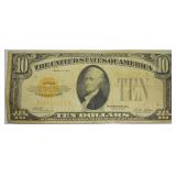 1928 $10 Ten Dollar Gold Certificate