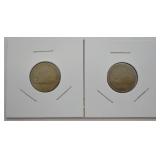 1857 & 1858 Flying Eagle Cent Pairing