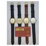4 pcs. Leather Band Watches