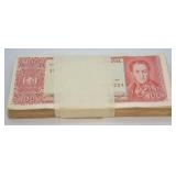 100 Bank Wrapped Bolivian Notes
