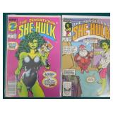 2 pcs. Mint Marvel She-Hulk Comic Books