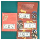 4 pcs. Lucky Money U.S. Bank Notes
