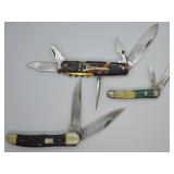 3 pcs. Vintage Pocket Knives