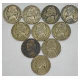 10 pcs. War Nickles