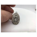 Saint Joseph Sterling pendant